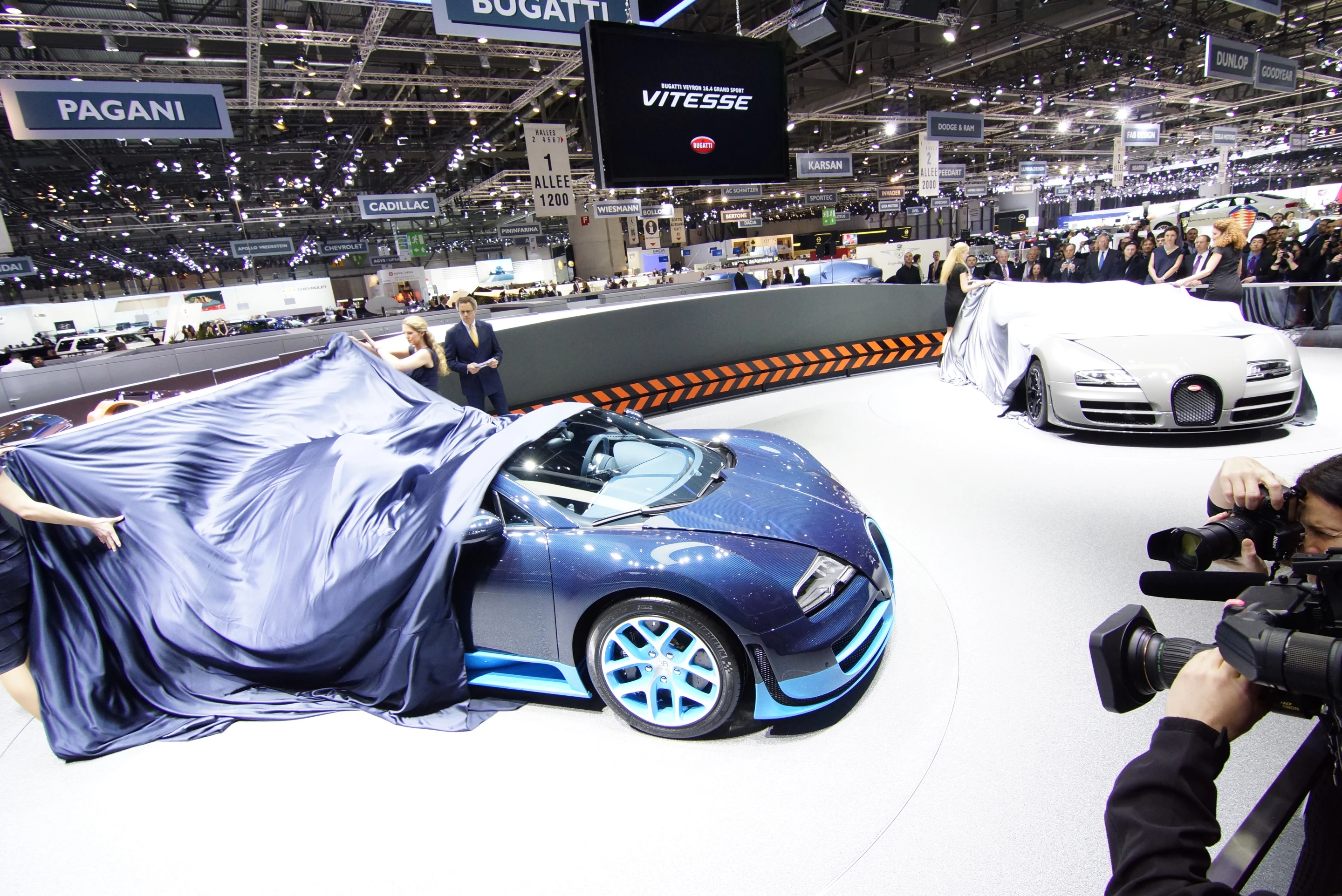 The Grand Sport Vitesse unveiling in Geneva