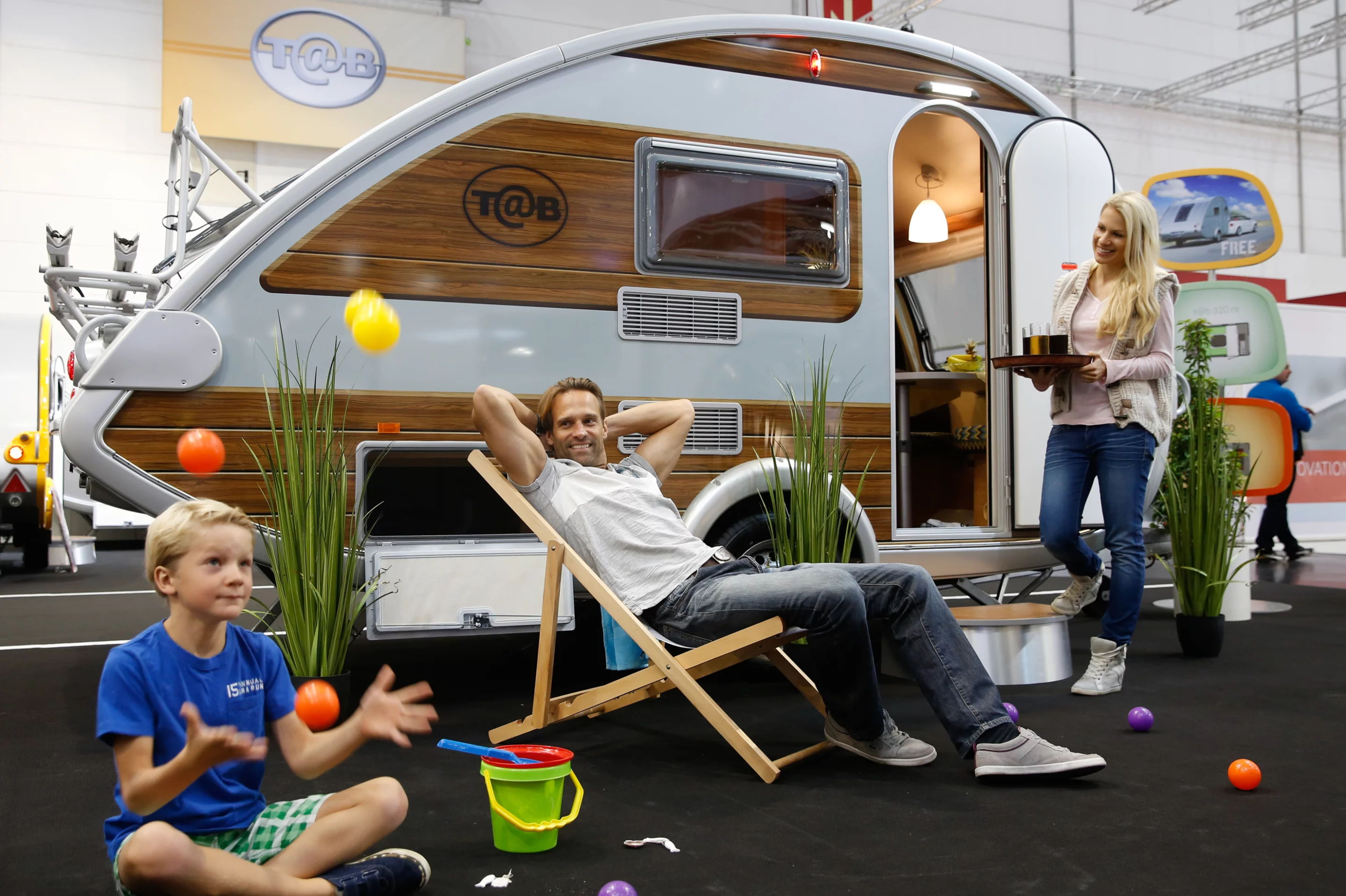 The T@b Woody at the 2014 Dusseldorf Caravan Salon (Photo: Messe Düsseldorf)