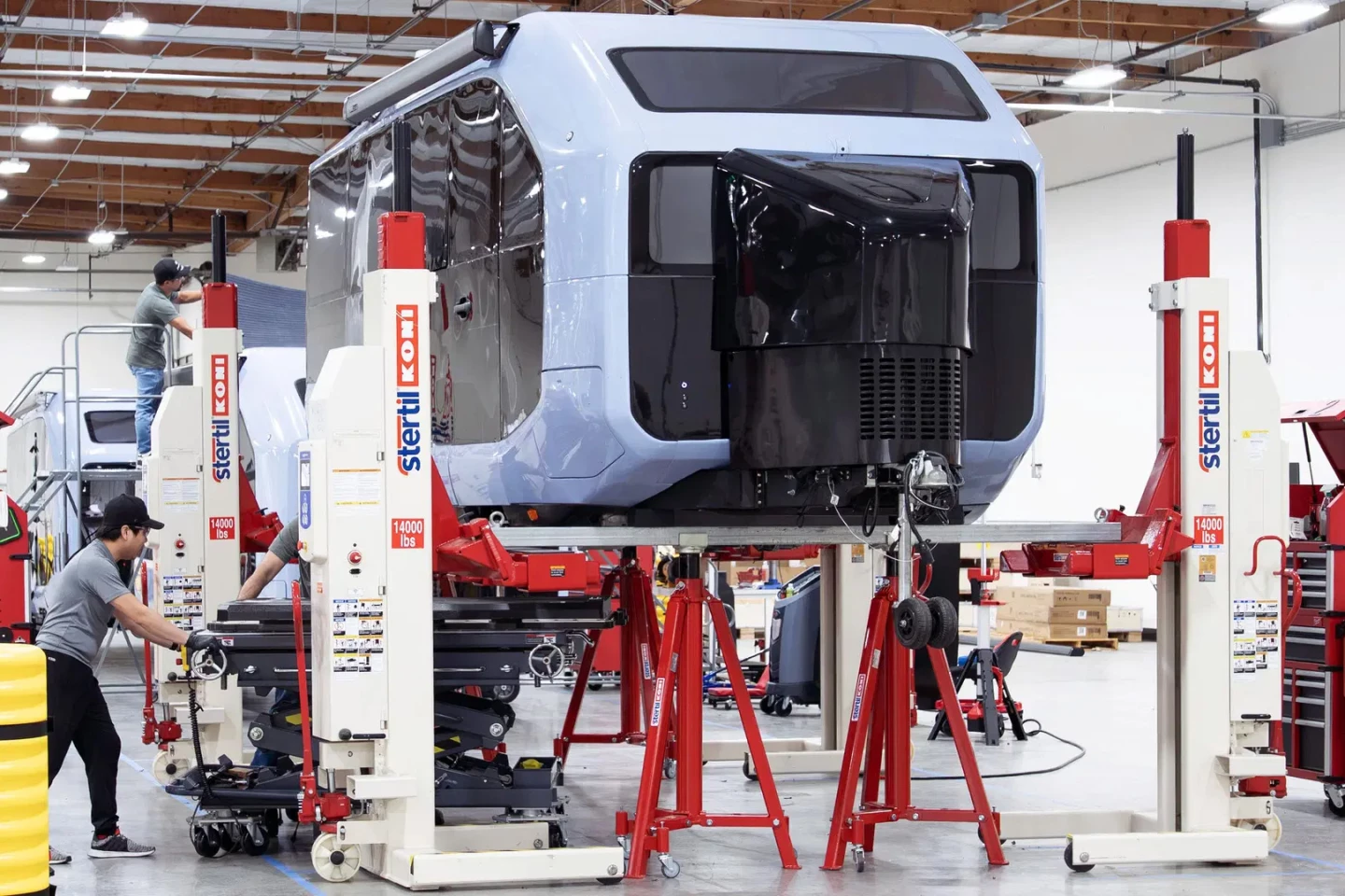 Pebble says its 60,000 sq ft manufacturing facility is on schedule to beging delivering the first batch of Flow trailers by the end of spring