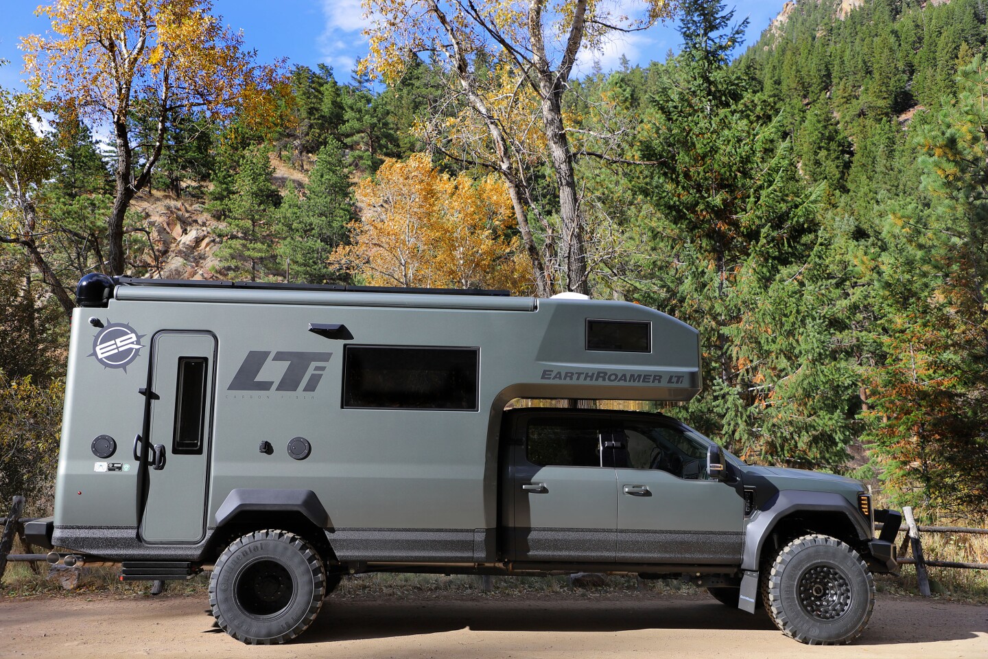Another notable feature of the new EarthRoamer is the clean, flush-mounted window design