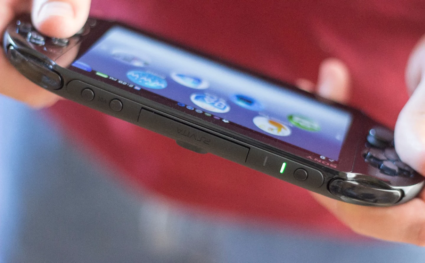 The PS Vita Slim is thinner, with longer battery life, than the original Vita – though its IPS screen isn't quite as rich visually as the original's AMOLED