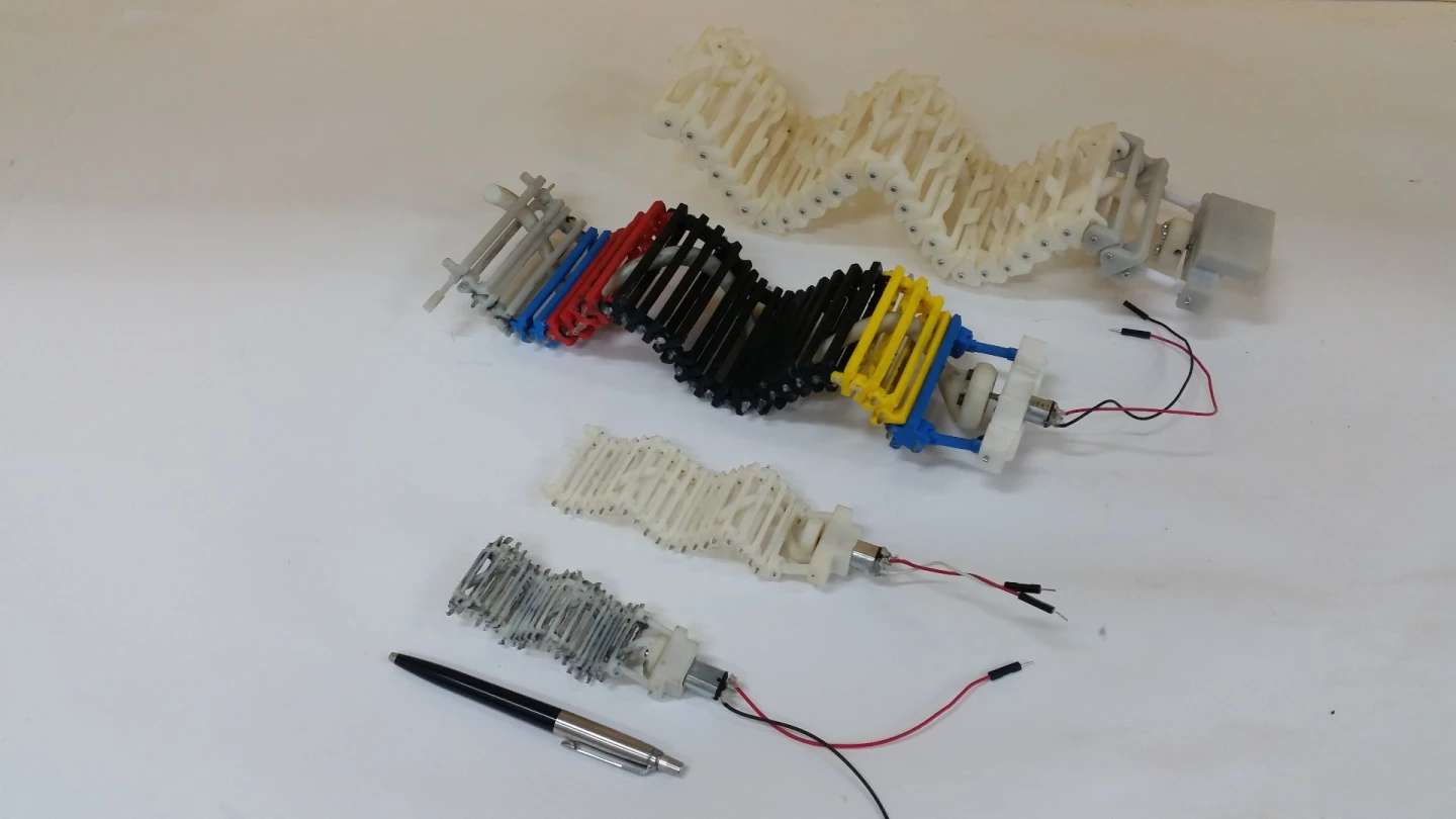 The wave motion mechanism can be produced in different sizes