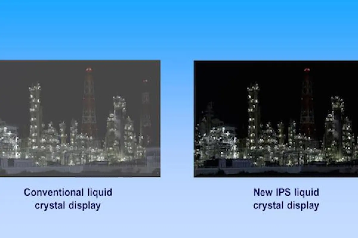 Panasonic has announced a new IPS LCD panel with a contrast ratio of 1,000,000:1, which is 600 times that of its existing LCD displays