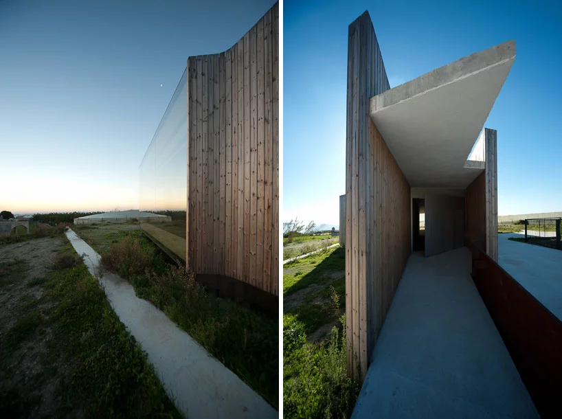 The Non Program Pavilion was conceived as a multi-purpose center that would blend into its surrounding environment