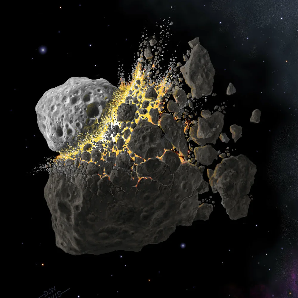Researchers have found that 85 percent of asteroids in the inner belt could have come from just five or six ancient minor planets