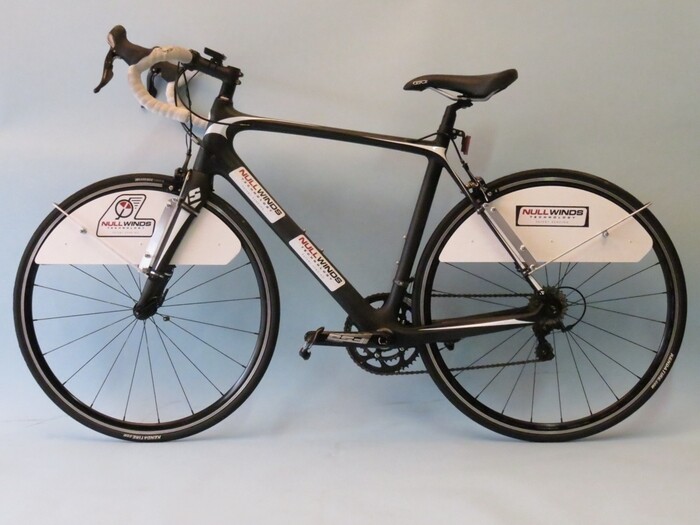 Upper Wheel Fairings are designed to give bicycle wind resistance the slip