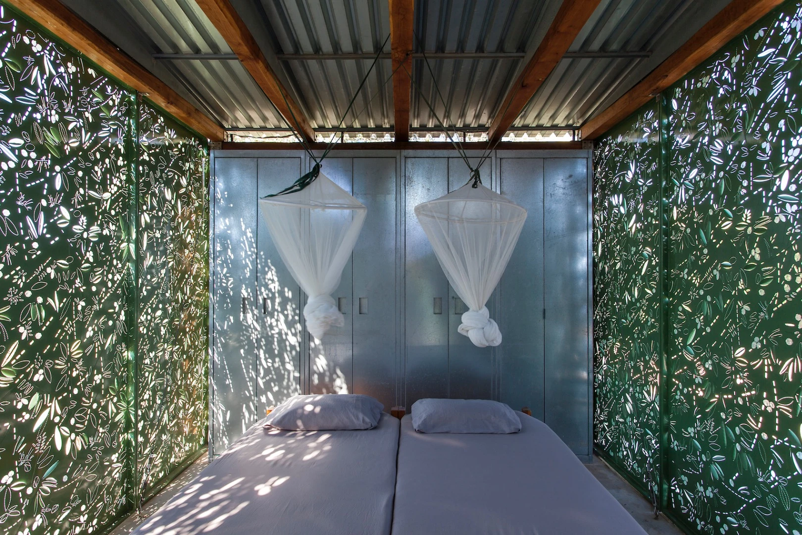 The Olive Tree House's dappled light effect