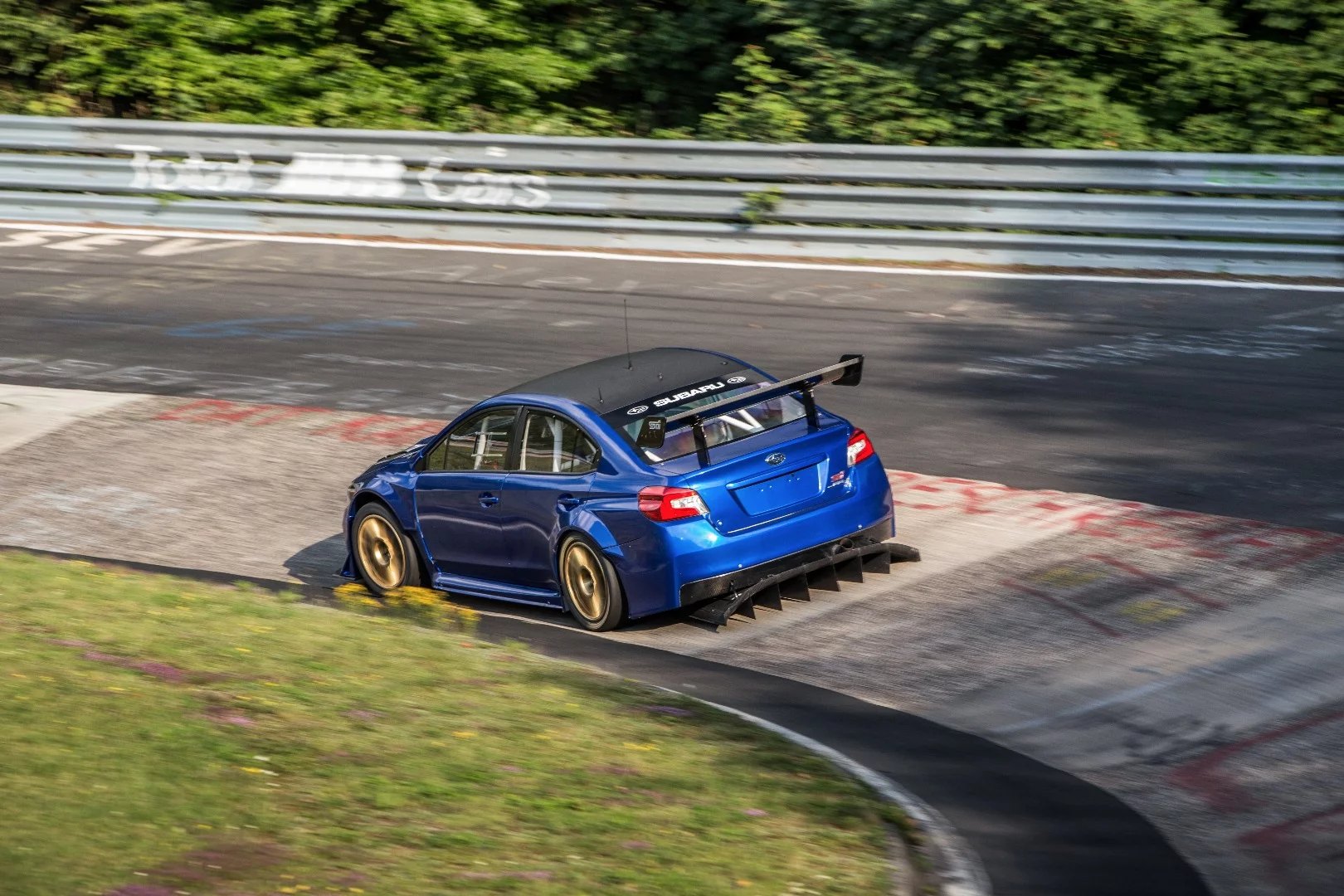 Although it has four doors, you won't be driving the kids to school in the NBR