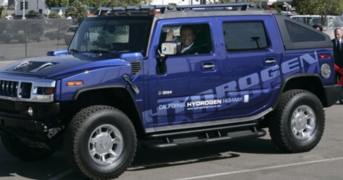 H2h The Hydrogen Powered Hummer The hummer h2 is the second vehicle sold under the hummer marque of general motors. h2h the hydrogen powered hummer