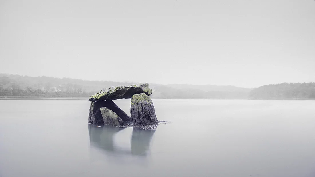 Honorable Mention, Landscape. The passage of time, a megalithic tomb built in the Neolithic period