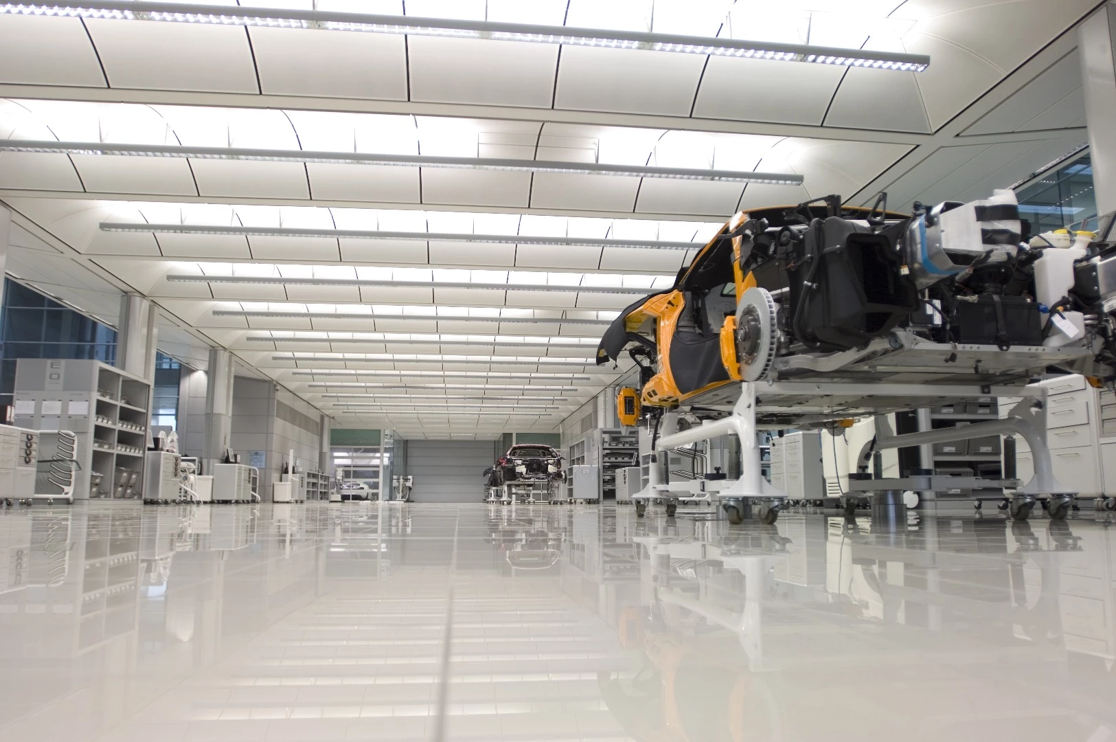 The production center at McLaren now houses more workers