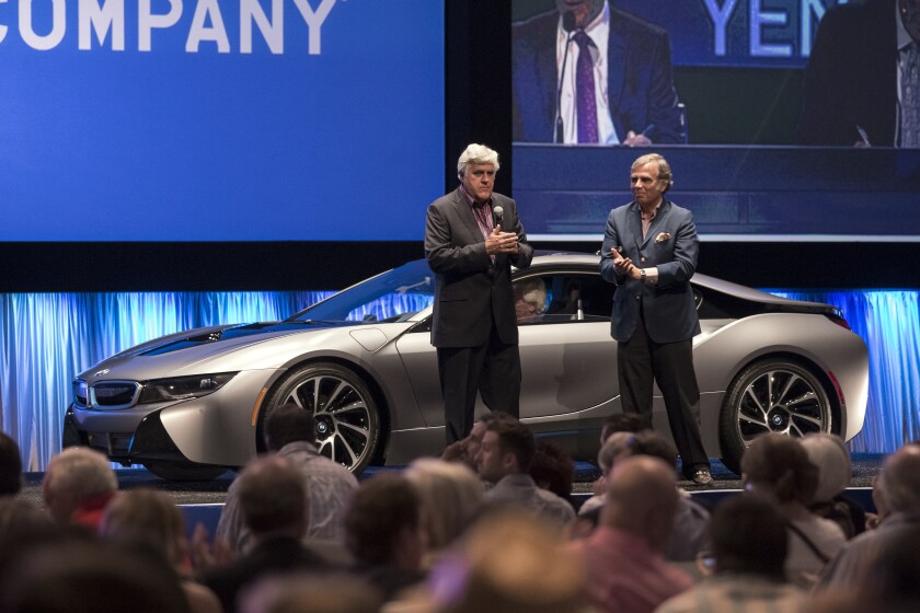 The i8 was auctioned by Gooding & Co with proceeds directed toward the Pebble Beach Company Foundation
