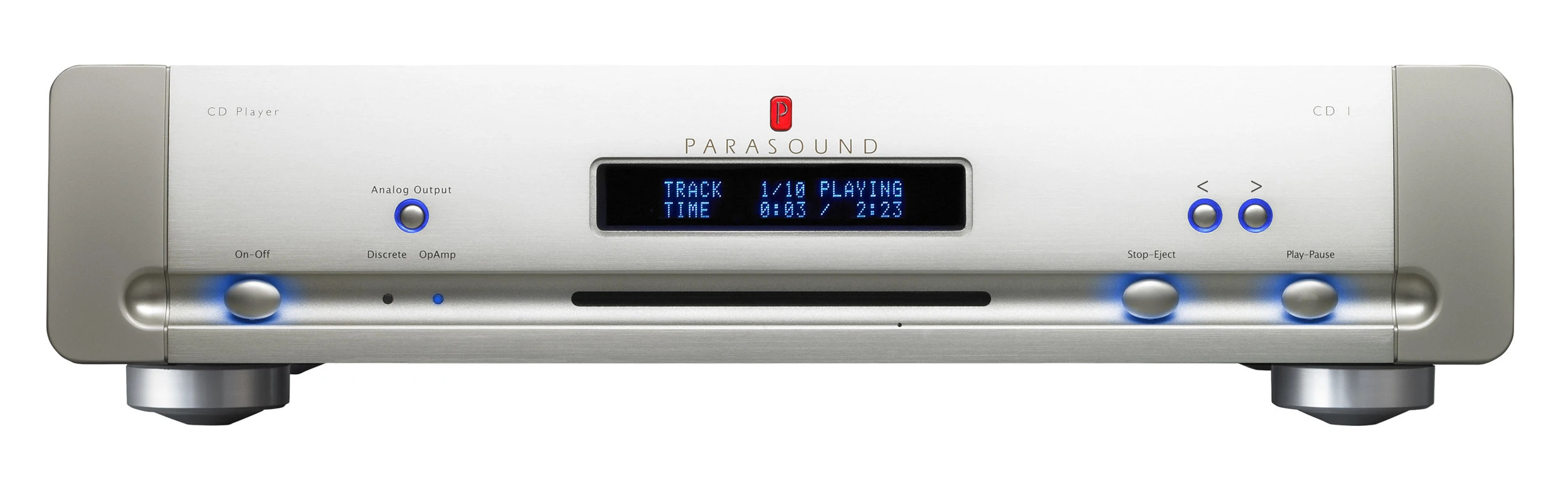 The Parasound CD1 uses proprietary software to reconcile errors