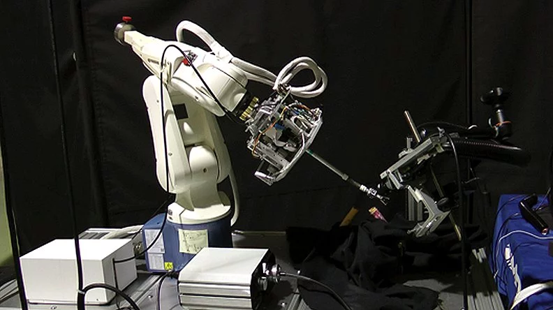Robots and space technology may soon be saving children's lives thanks to KidsArm, a robotic arm designed for delicate pediatric surgery (Photo: MDA and CIGITI)