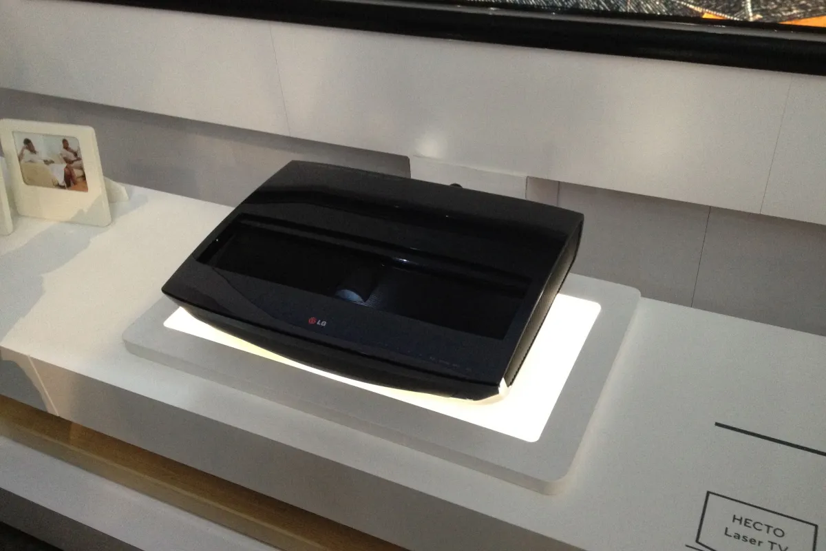 LG's 100-inch Laser TV works like a regular projector but over a much shorter distance