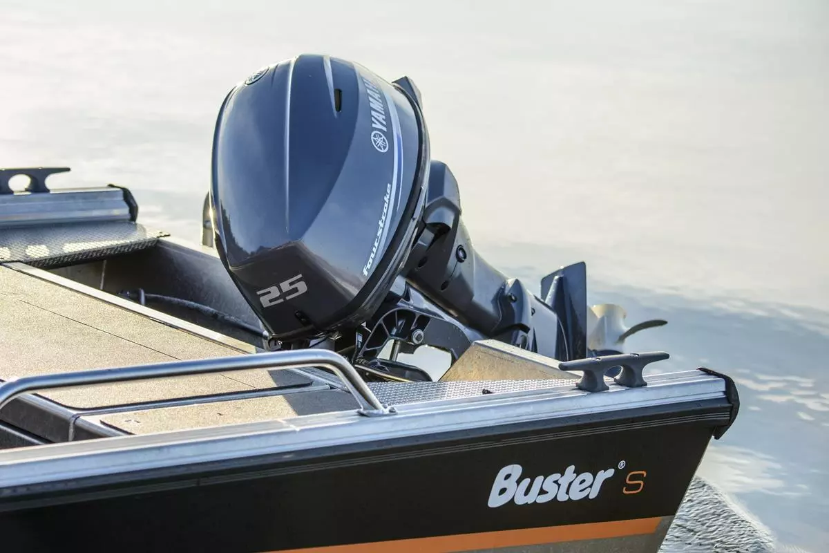 The Yamaha F25 outboard engine