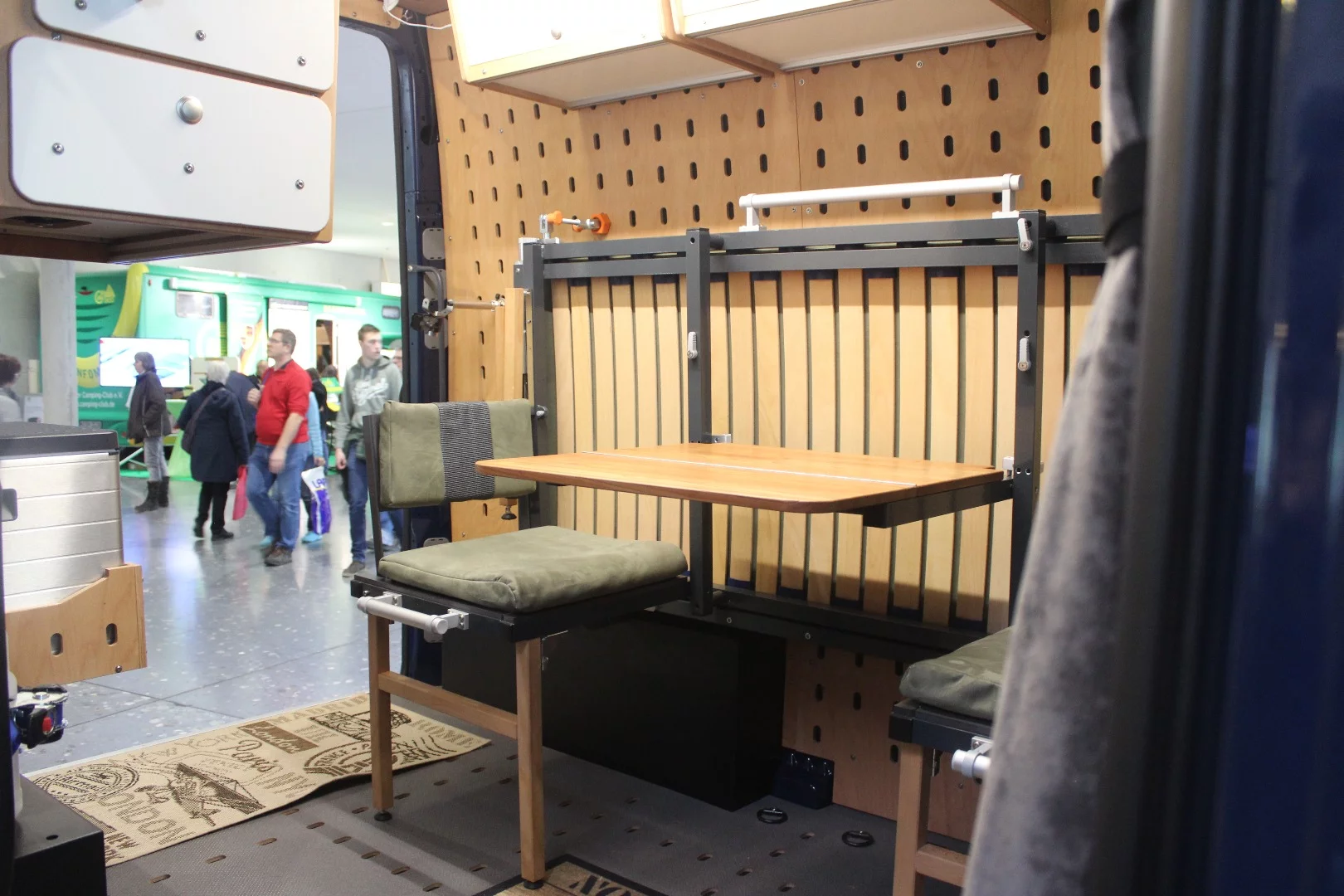 Inside the Cargo Camper City