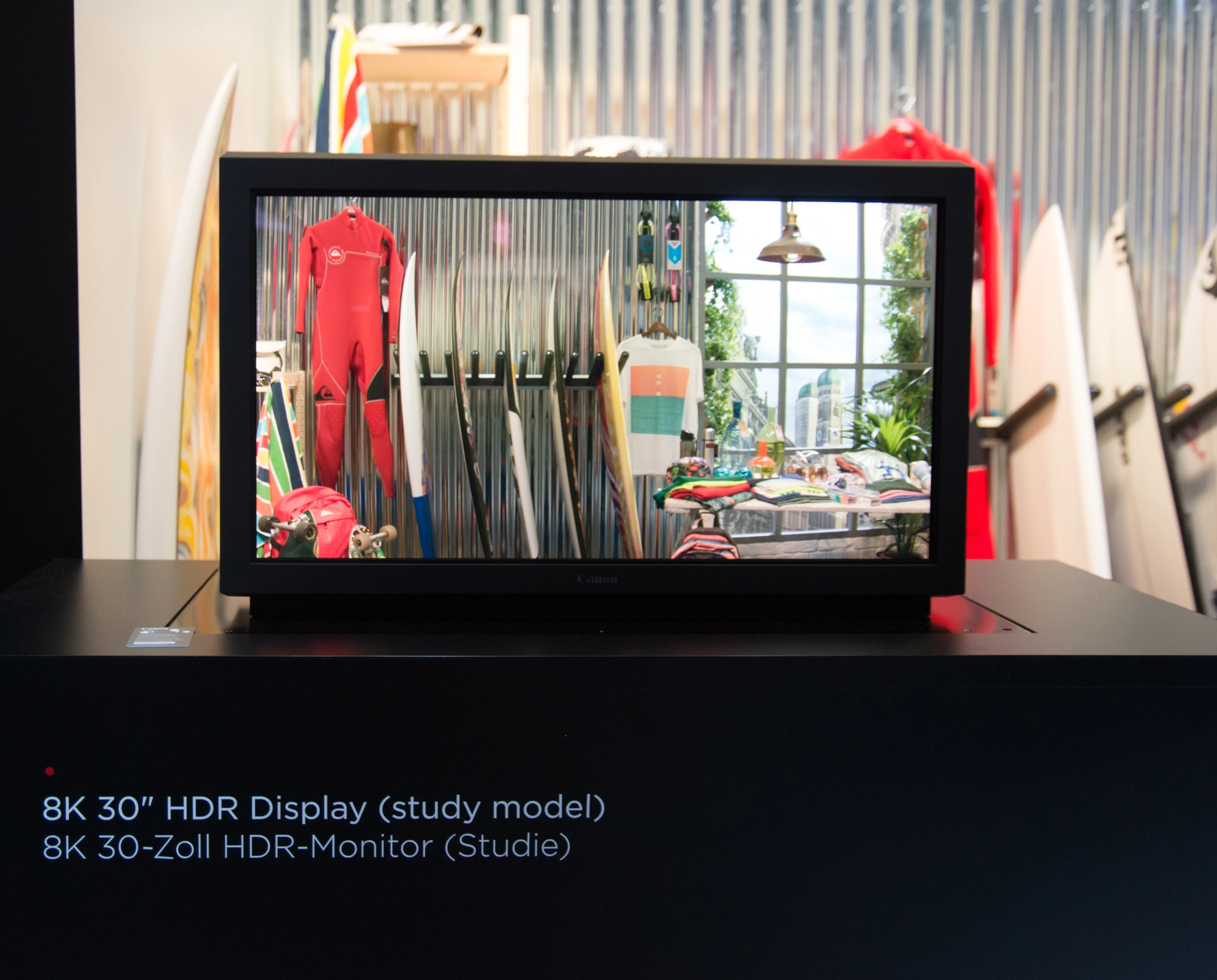This concept 8K HDR display monitor from Canon had to be seen to be believed