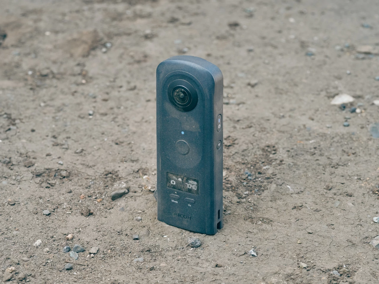The Theta A1 boasts a ruggedized outer shell that's designed to withstand operation in extreme environments
