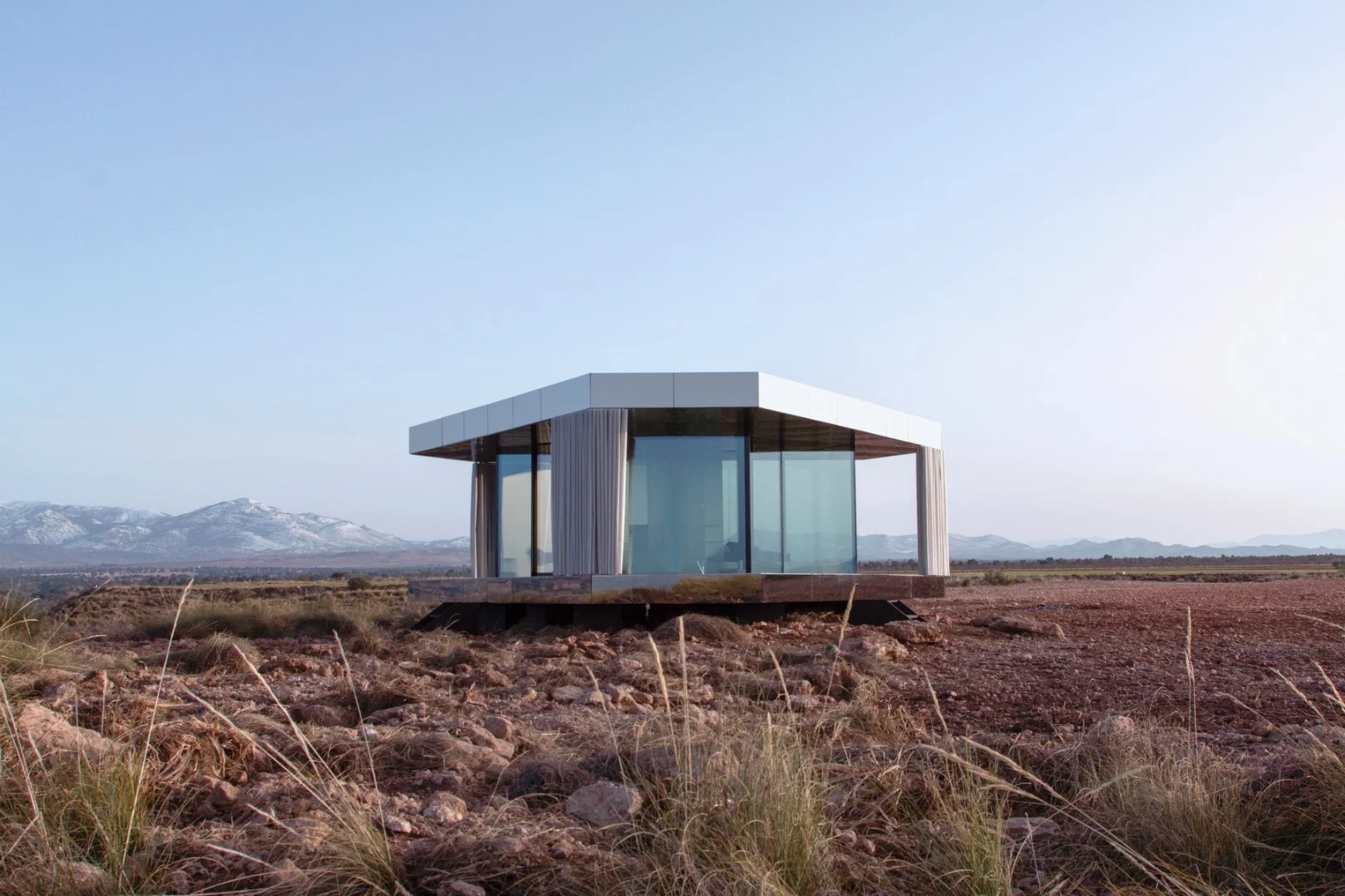 The Glass House is also referred to as Casa del Desierto, or the Desert House