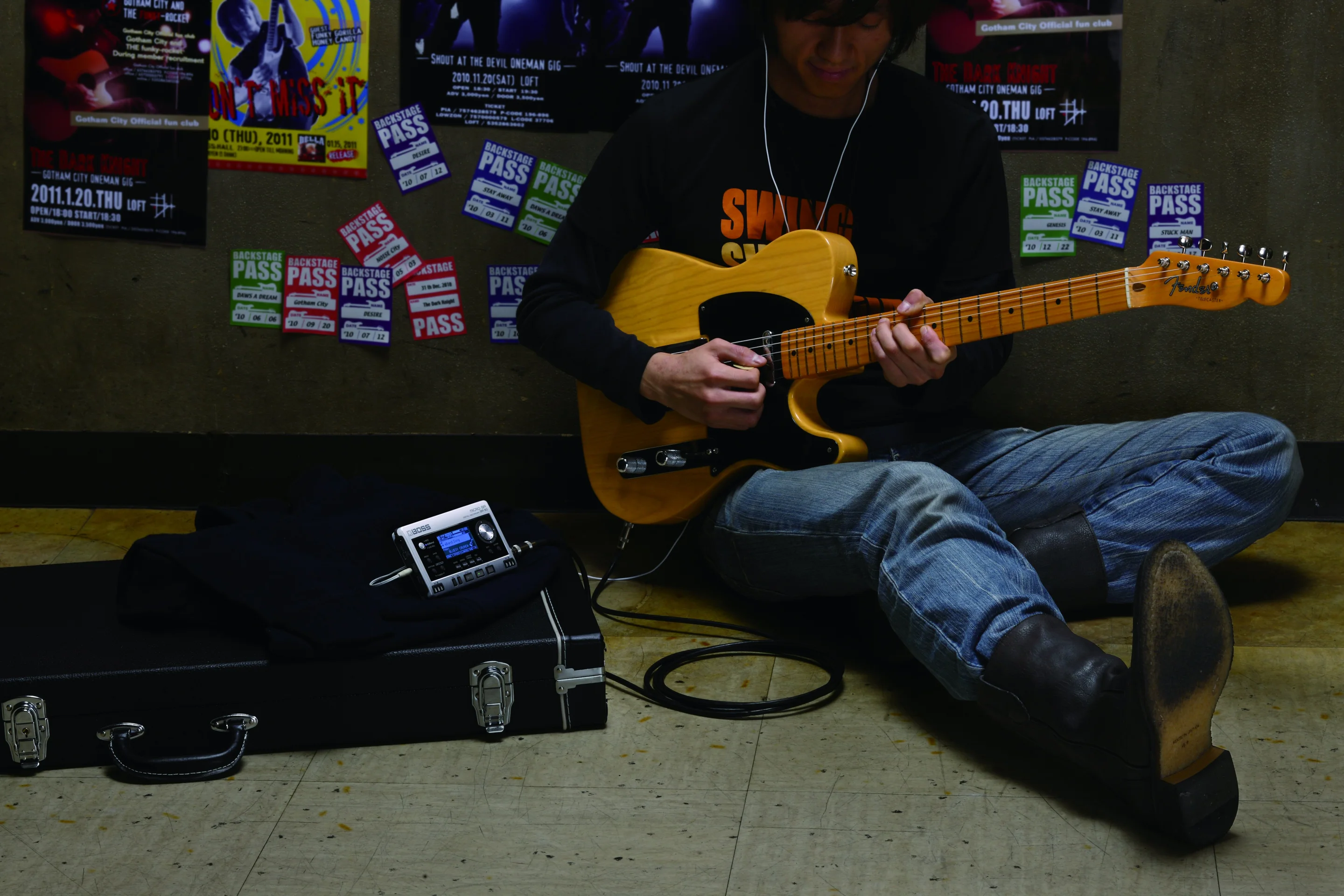 Available whenever inspiration hits, the new MICRO BR BR-80 digital recorder from BOSS (funky boots optional)