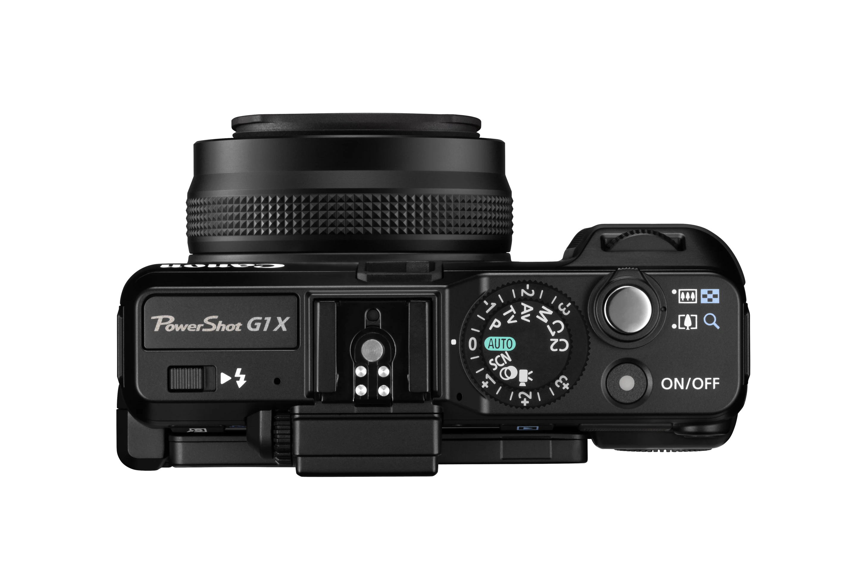 The Canon Powershot G1X also boasts a large 1.5-inch, 14.3-megapixel Canon CMOS sensor, has an ISO range up to 12,800 and a 28mm f/2.8 - f/16 lens with 4X optical zoom.