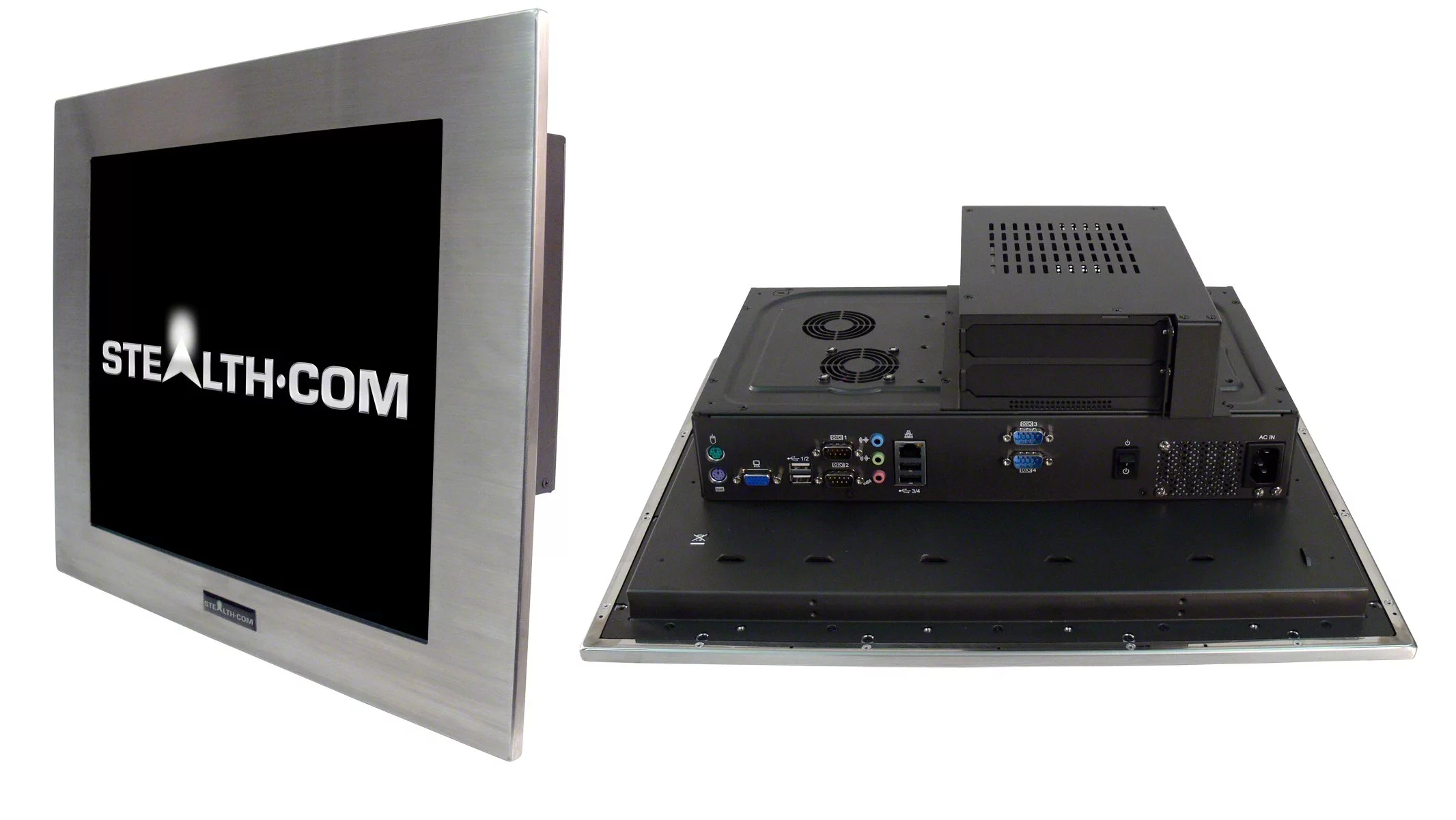 Stealth Computer has taken some of its rugged industrial PC know-how and developed an all-in-one solution for interactive kiosks, outdoor computing, or marine, aviation, security and industrial environments