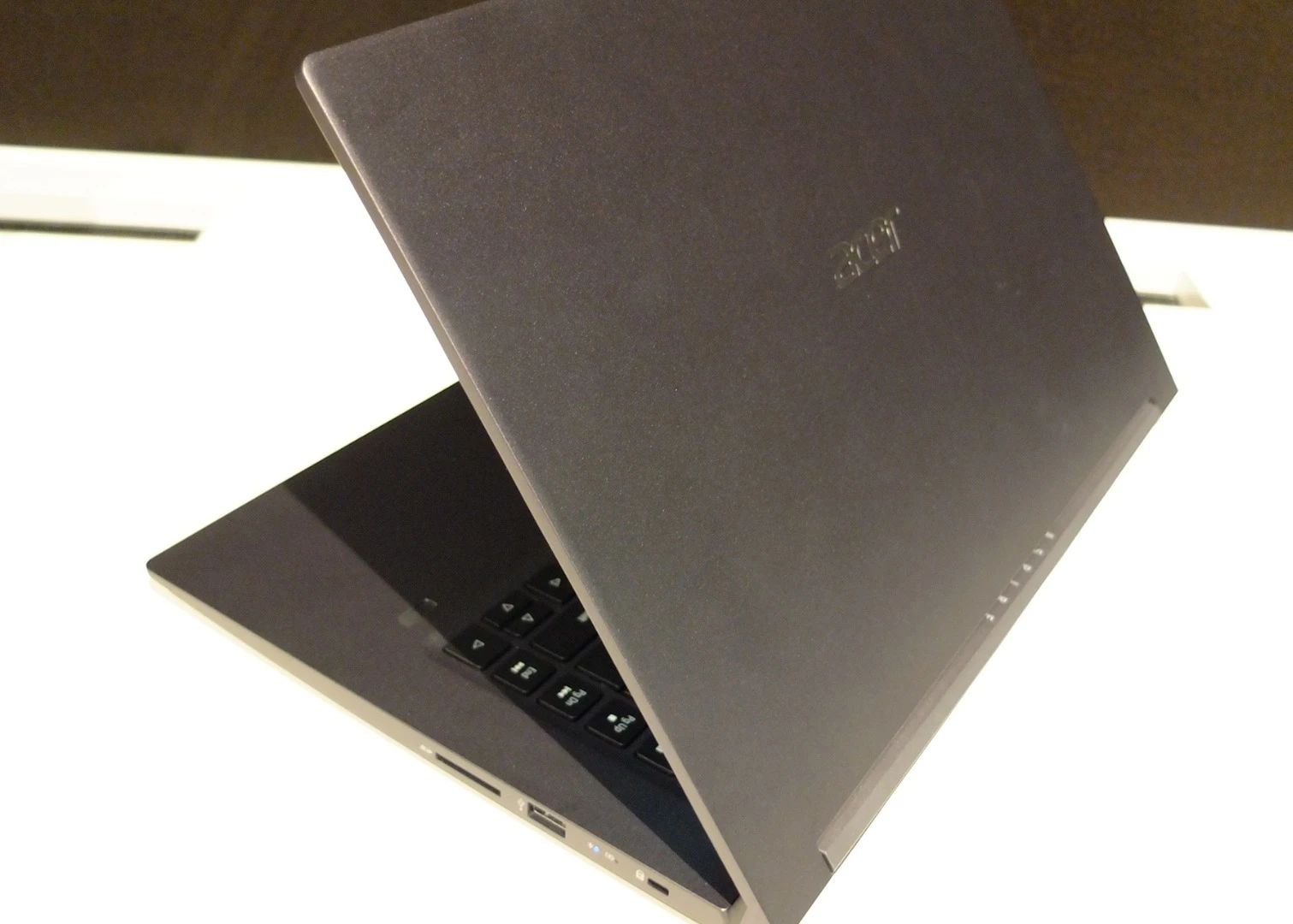 The Acer Aspire 7 features a 15.6-inch, 3,840 x 2,160 resolution screen