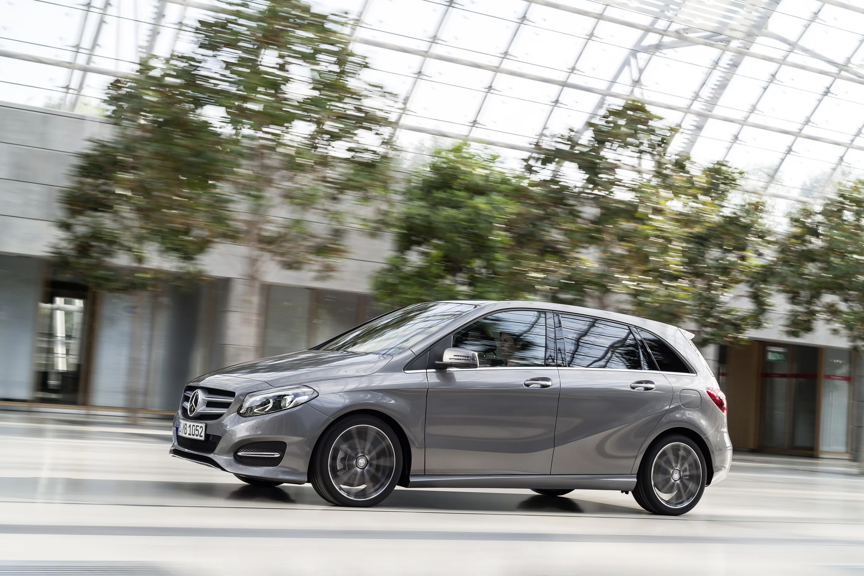 The B-Class is available with all-wheel drive on some models