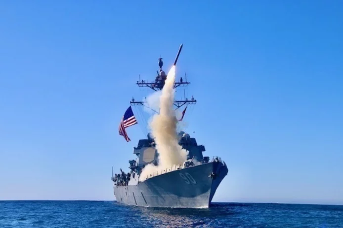 A recent test launch of a Tomahawk missile