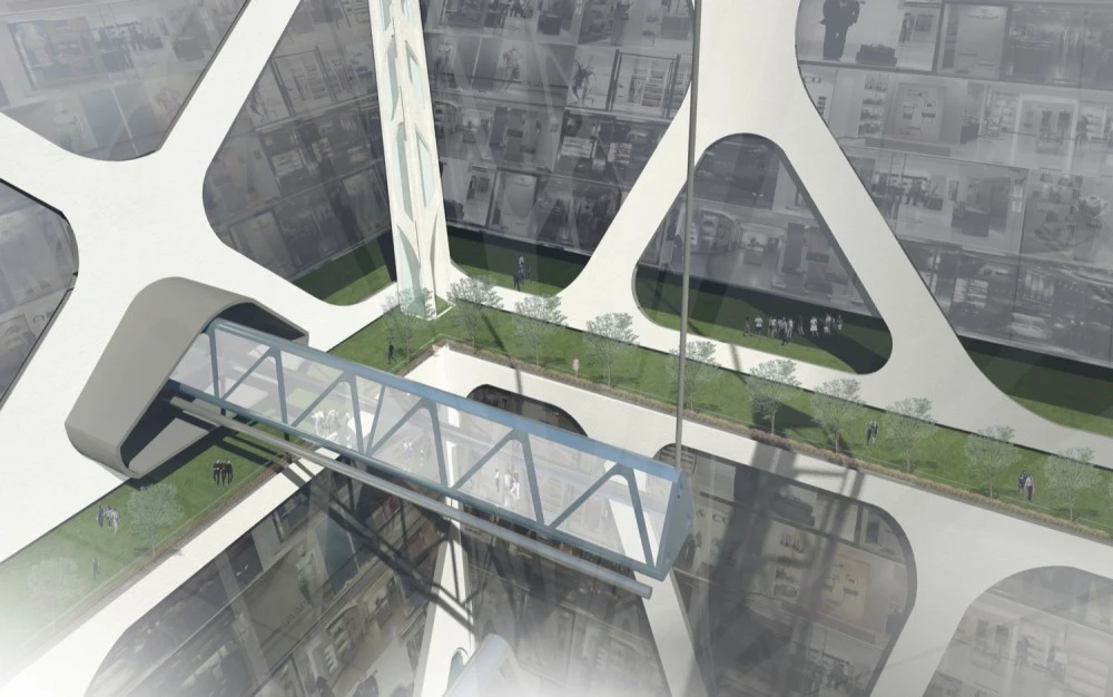 This impressive "Earthscraper" is a solution to Mexico City's dense population (Image: BNKR Aquitectura)