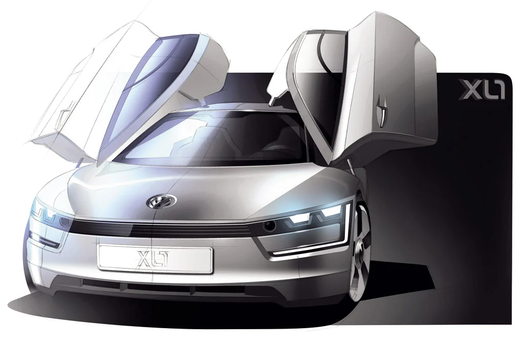 The Volkswagen XL1 protoype