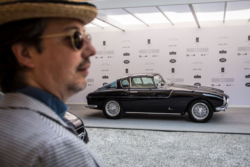 The "Mention of Honor" in the Little Toys for Big Boys class went to the 1955 Fiat 8V Berlinetta by Vignale, presented at Villa d'Este 2017 by Jan De Reu of Belgium.
