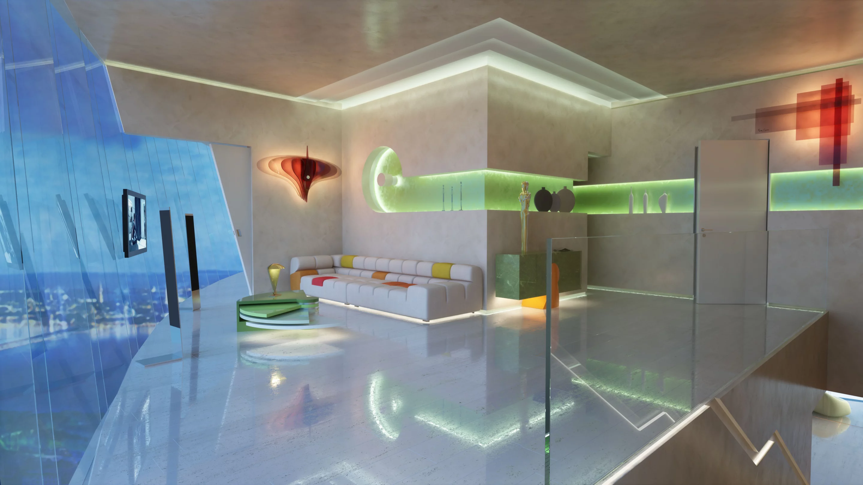 Pierre Cardin's proposed "Light Palace" (Image: Palais Lumiere)