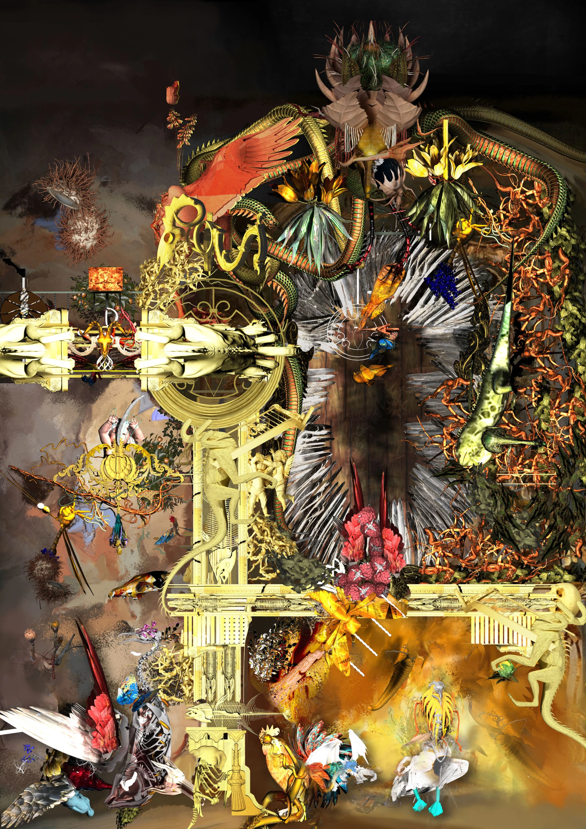 Daniela Yaneva - Fireplace, Down House 2099 is a commendation in the Digital category