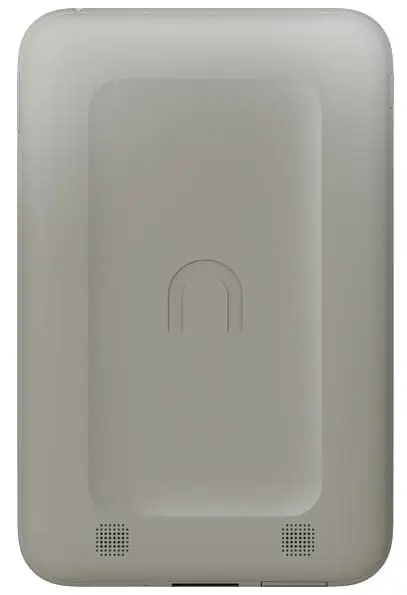 The back of the NOOK HD
