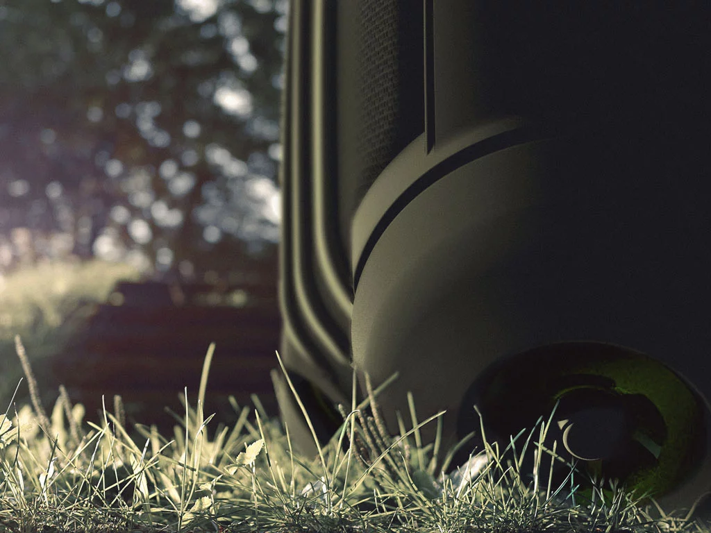 The Trailpod frame is made out of glass-reinforced polymer