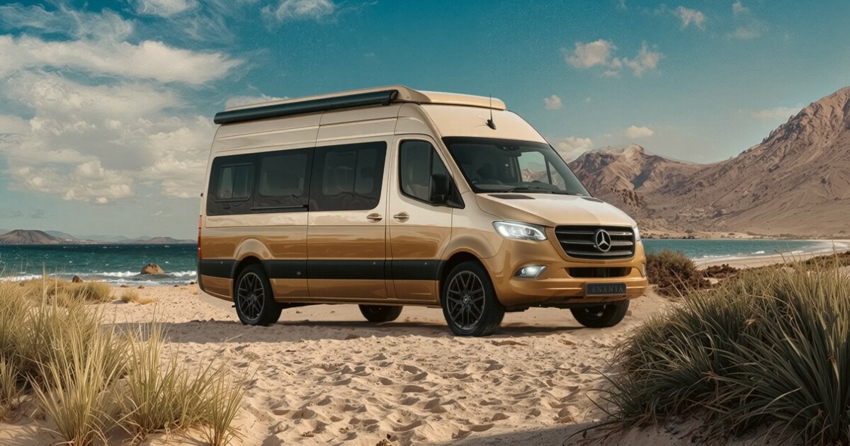 "World's first glampervan" reinvents RV life for grounded jet setters