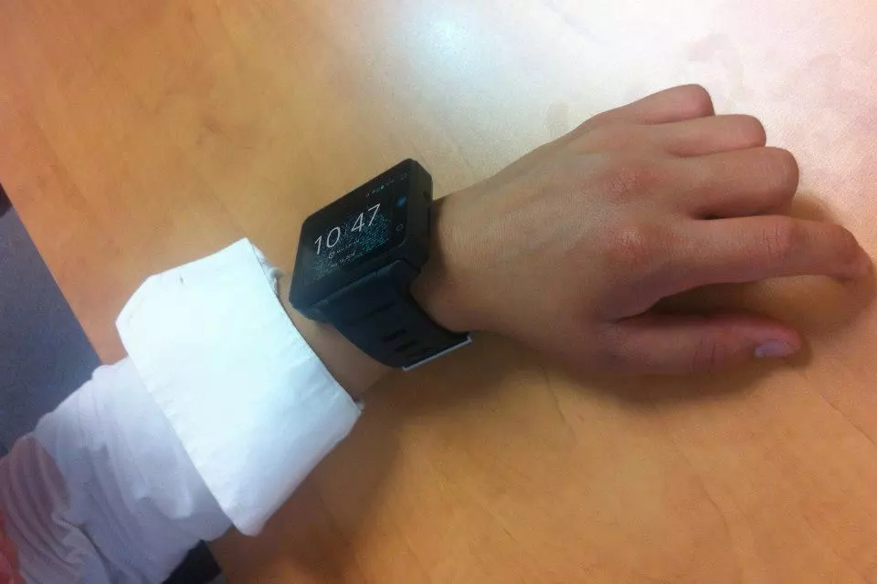 The Neptune Pine is large for a wristwatch, but this helps enable a smoother interface