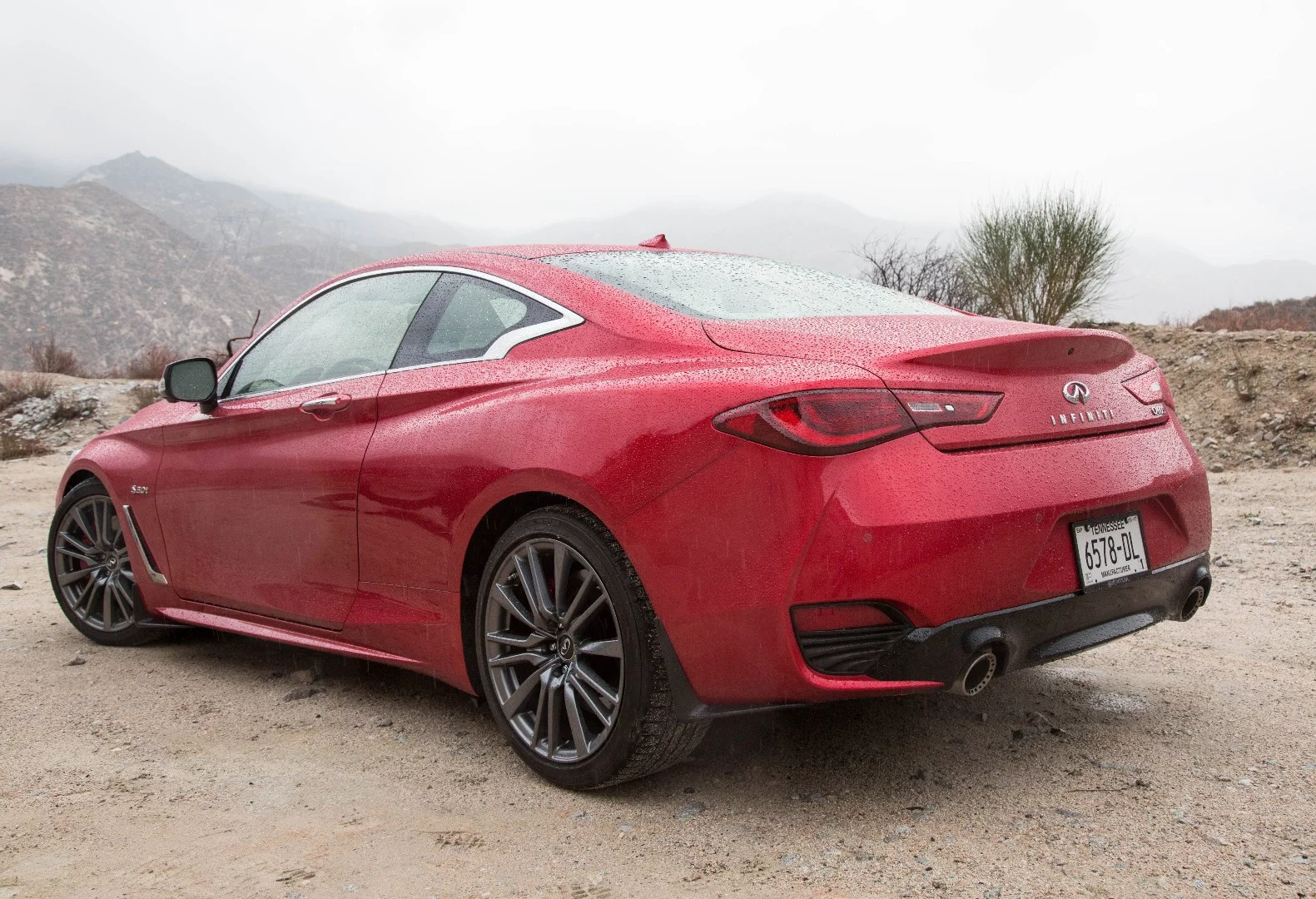 The Infiniti Q60 400 Red Sport is largely unchanged from the concept that preceded it