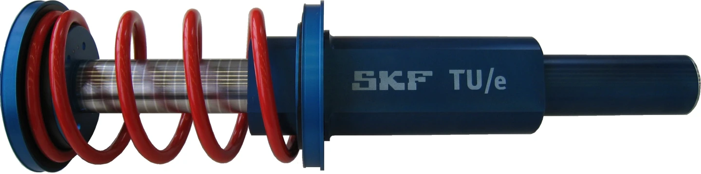 The electromagnetic suspension prototype developed by Eindhoven University for SKF