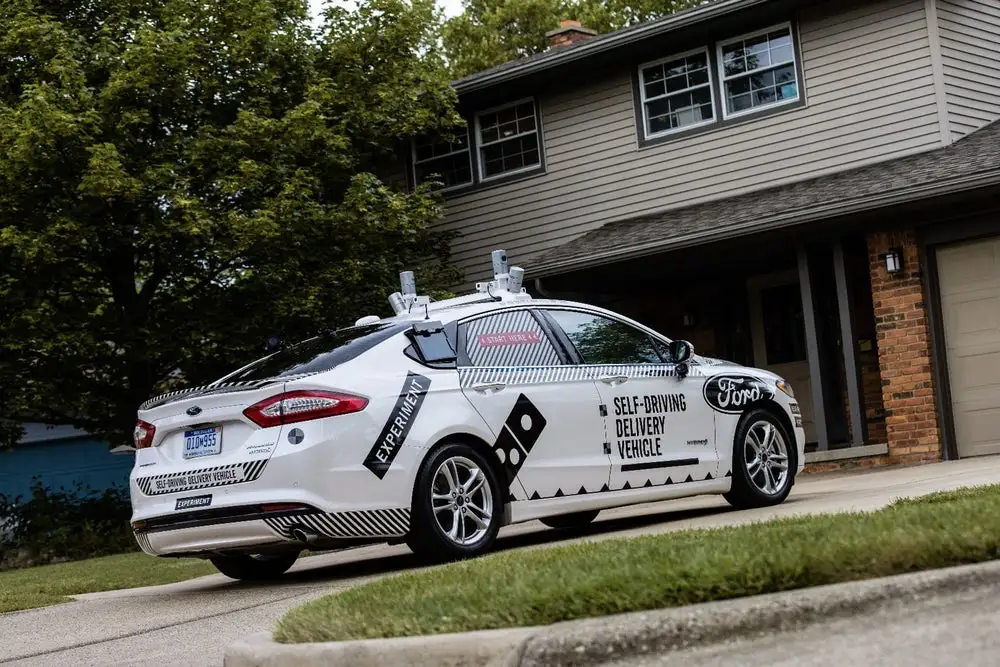 Ford has teamed up with Domino's to explore automated pizza delivery before