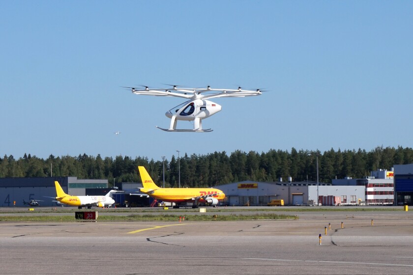 The company has another test flight for the Volocopter planned for mid-September in Stuttgart