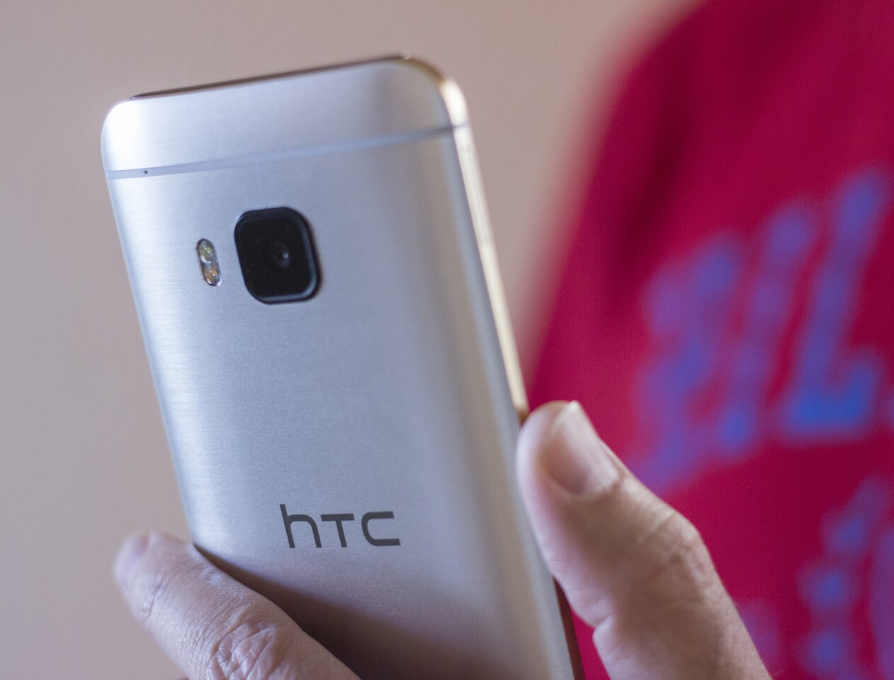 HTC has used the same basic design for three straight years, but the aluminum One M9 is still quite the looker