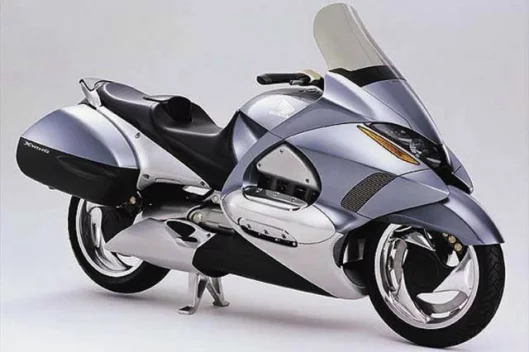 Honda's X-wing prototype was shown at the 1999 Tokyo Motor Show