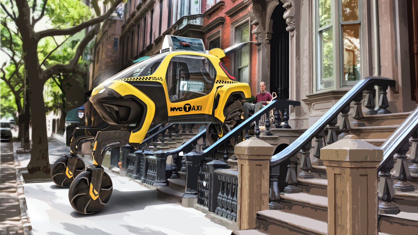 The Elevate could walk right up to your front door for pickup ... though it'll probably have trouble with multi-story apartment buildings