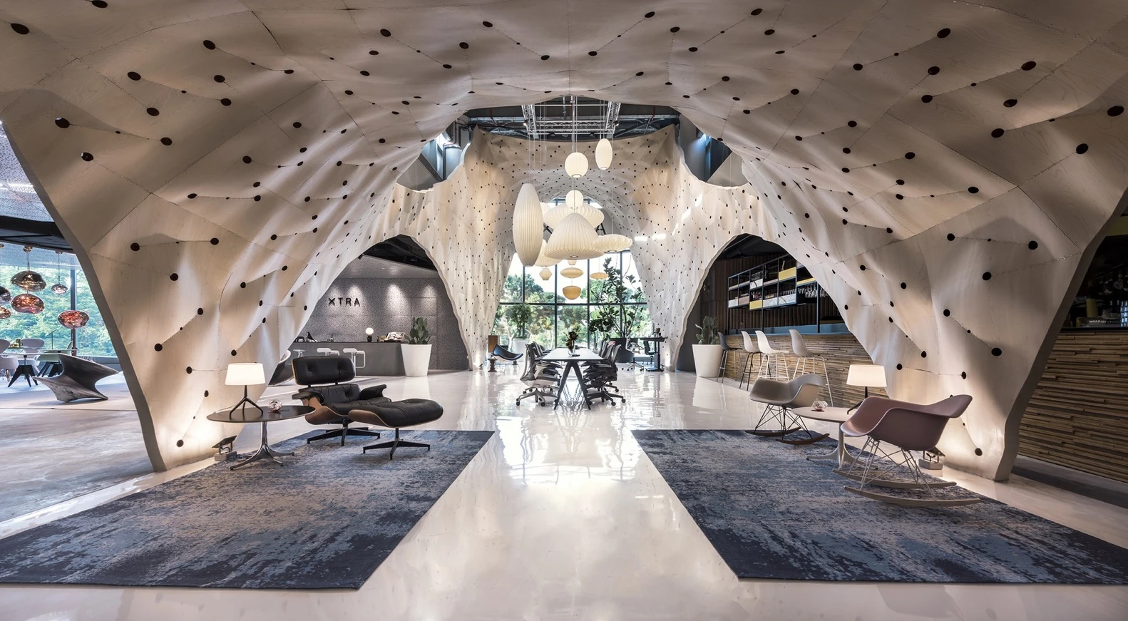 The World Interior of the Year Prize went to Produce.Workshop, Fabricwood, Singapore