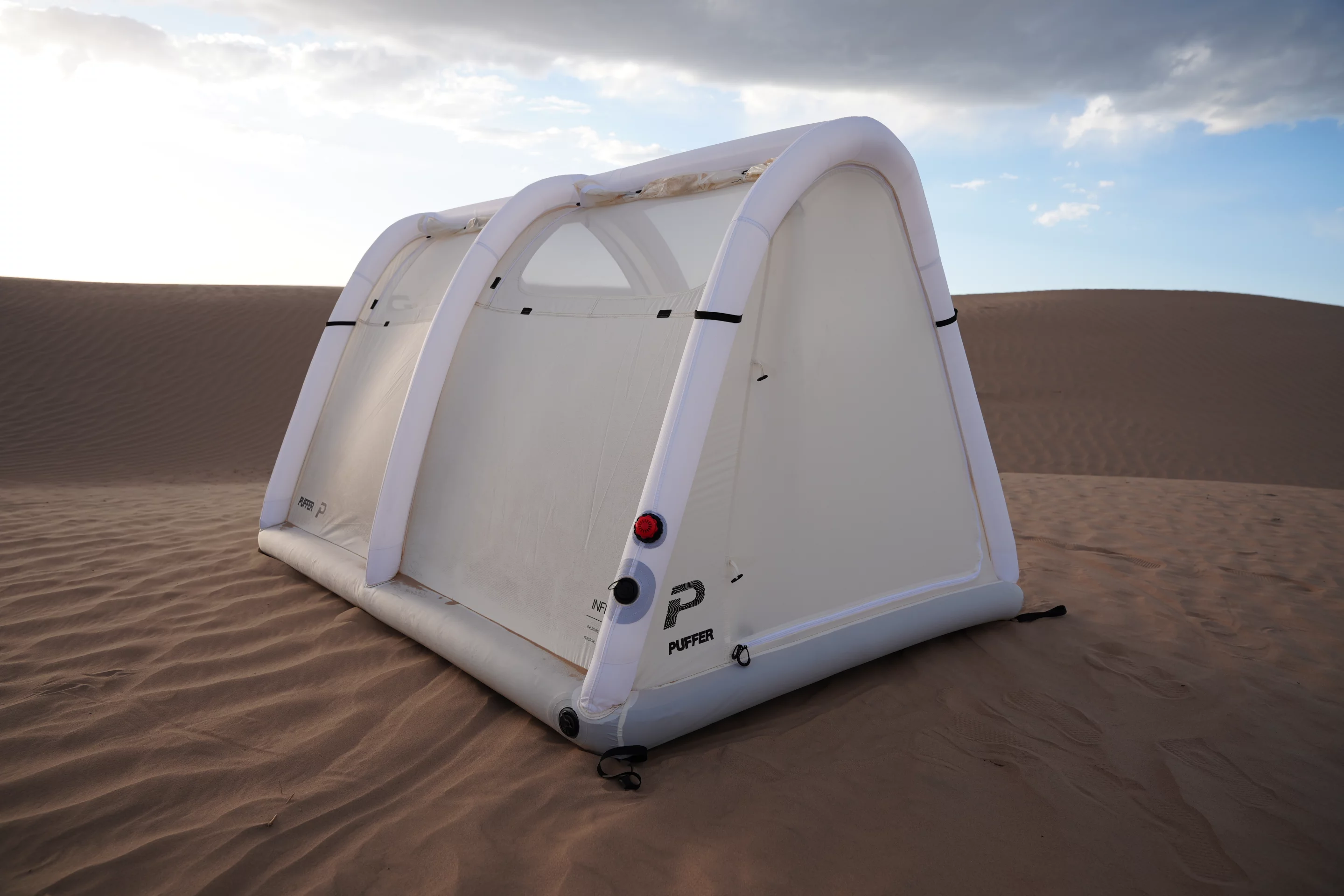 The all-new Puffer tent brings fast setup and distinctive camping style wherever you carry it