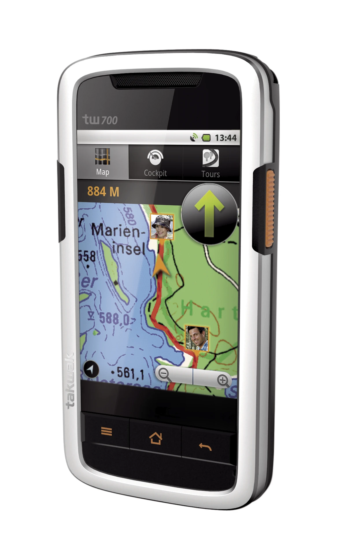 The Tak Wak tw700 GPS-smartphone-radio-buddy tracking system.