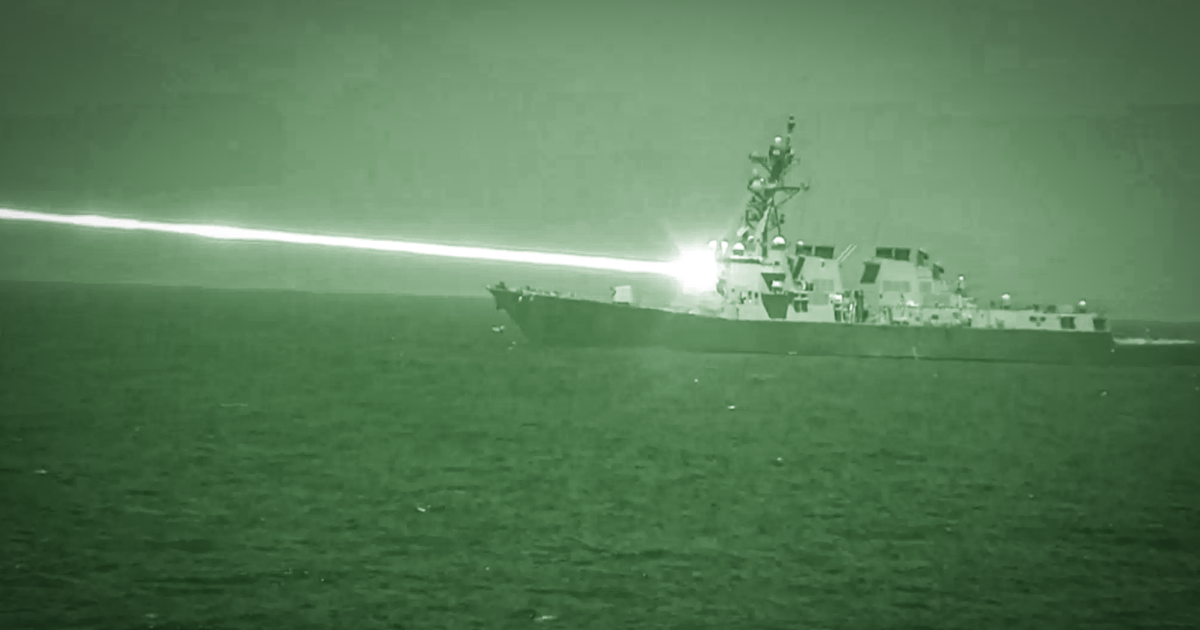 US Navy uses AI to train laser weapons against drones